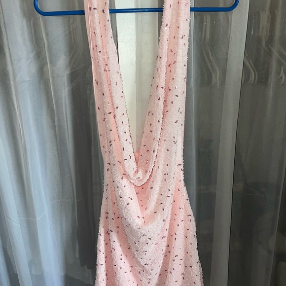 Windsor Blush Pink Sequin Mini Dress - Picture 2 of 3